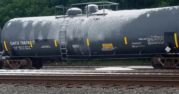 Tank Car Loading chemical Leak